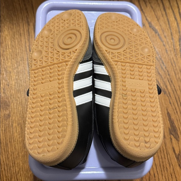Adidas Black & White Samba Jane Sneakers Size 9 - Picture 11 of 11